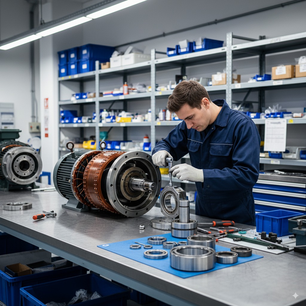 Reacondicionamiento de equipo electromecánico